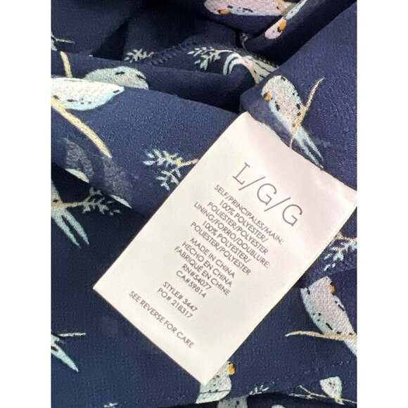 CABI Chirp Top Sleeveless Blouse Blue Sz L #3447 NWOT - Picture 4 of 4